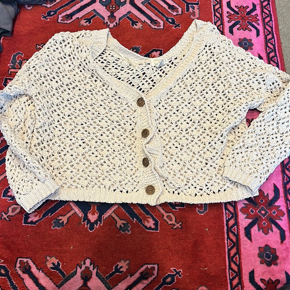 Cream sweater